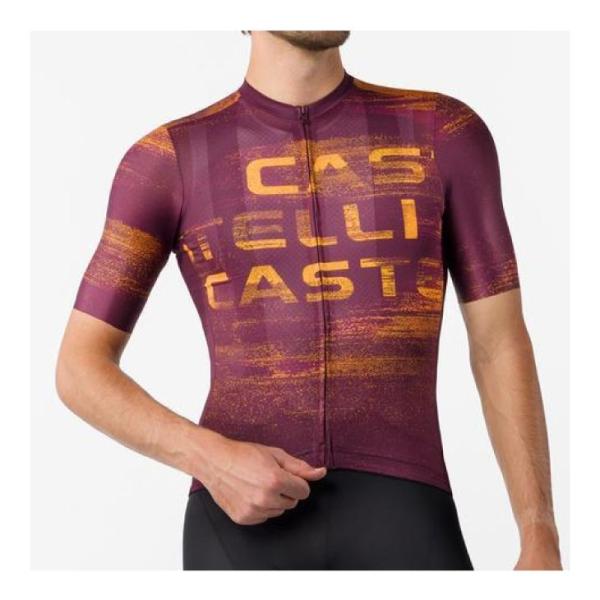 Castelli（カステリ） (即納)CASTELLI STRATUS LOGO JERSEY ストラタス