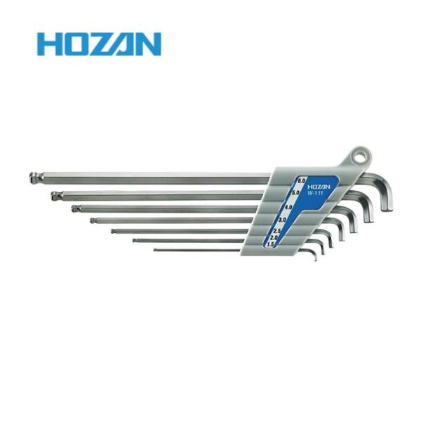 HOZAN ホーザン W-111 ボールポイントレンチセット (4962772081112) ツール 工具