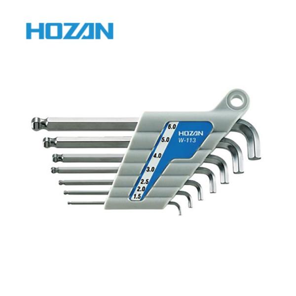 HOZAN ホーザン W-113 ボールポイントレンチセット (4962772081136) ツール 工具