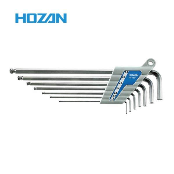 (メール便対応商品)HOZAN ホーザン W-110 ボールポイントレンチセット (4962772081105) ツール 工具