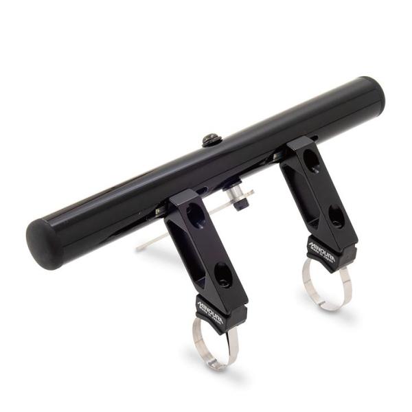 スペース増設用アクセサリーホルダー【製品仕様】■カラー：ブラック■バー径：25 mm■長さ：230 mm■素材：アルミニウム■製品重量：166g■直径：22mm〜35mm、外周：70mm〜110mmに対応※ 仕様及び外観は、改良のために予告...