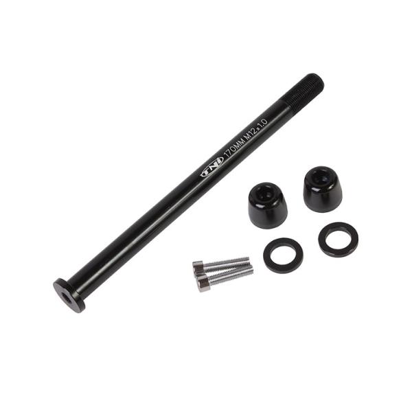 ■ロード用 Φ12ｘ142mm■サイズ：・167mm M12ｘ1.5ピッチ・167mm M12ｘ1.75ピッチ・170mm M12ｘ1.0ピッチ■付属品：・ボルト＋エンドキャップ　2個・3mmスペーサー　2個■シャフトの色：ブラック■COD...