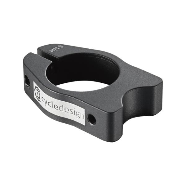 (即納)(メール便対応商品)cycledesign サイクルデザイン SEATPOST CLAMP シートポストクランプ ブラック (653126)(4580366329718)リアキャリア用シートクランプ