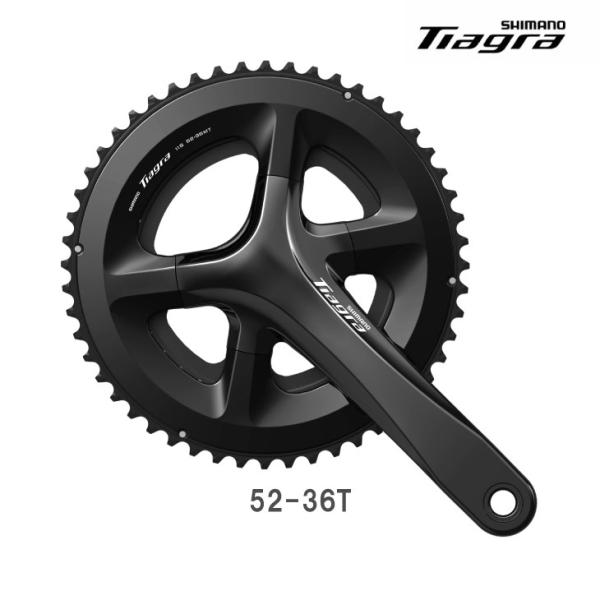 新品Shimano Tiagra クランク・ＢＢセット シマノ（SHIMANO） TIAGRA ティアグラ FC-R4000 52-36T 2x11s クランク