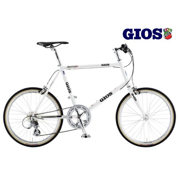 【即乘】送料無料 ジオス GIOSミニベロ MIGNON 小径車クロスバイク8速 GIOS（ジオス） (在庫有り)2025 GIOS MIGNON ミグノン ホワイト 8段