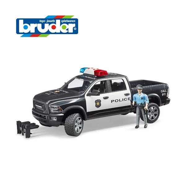 BR02505　RAM パワーワゴンパトカー（フィギュア付き）bruder(ブルーダー)