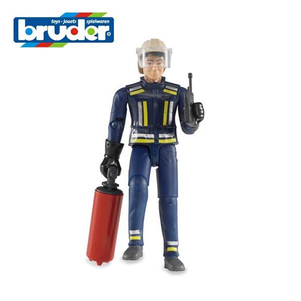 (ネコポス→送料無料)　bruder(ブルーダー) 消防士 BR60100【代引き不可】