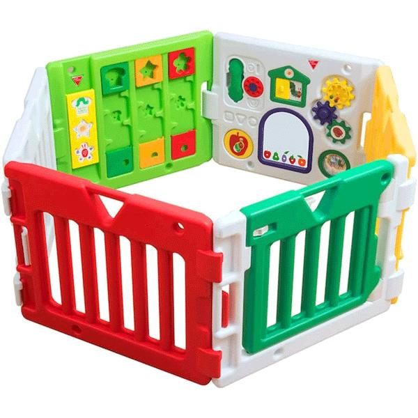 〜はらぺこあおむしの絵本の世界で遊べるおもちゃ付きベビーサークル！〜◆扉のロックがダブルロックになり、より安全に！◆白・緑のパネルには、あおむしの　楽しいおもちゃが盛りだくさん！◆全24曲のメロディ付き！◆使用しないときはコンパクトに　たた...