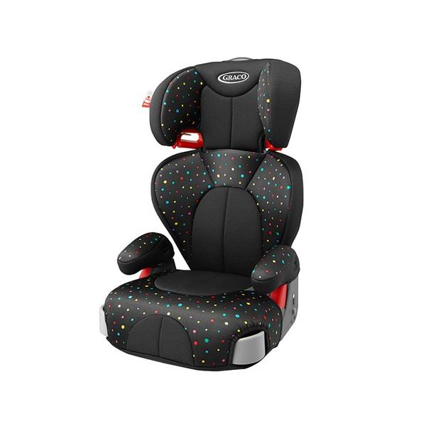 GRACO（グレコ） ジュニアシート ジュニアプラスDX カラフルドット