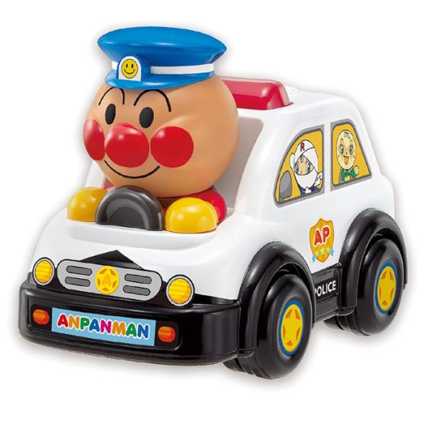 アンパンマン　おしゃべりパトカー【アガツマ】はたらくのりもの　おもちゃ　知育玩具