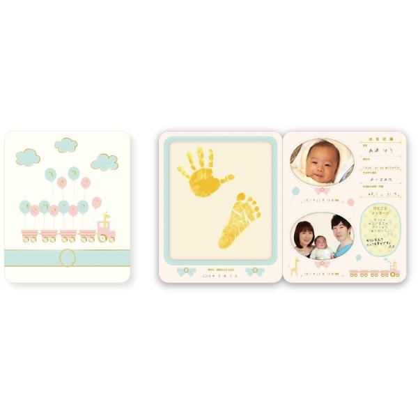 ※ネコポス発送は、代引決済はご利用いただけません。※日時指定はできません※代引決済の場合は、送料が別途かかります。★大切なお子様のお誕生記録を可愛く簡単・キレイに残せます♪・赤ちゃんの手足をインク等で汚すことなく、手がた・足がたが残せます！...