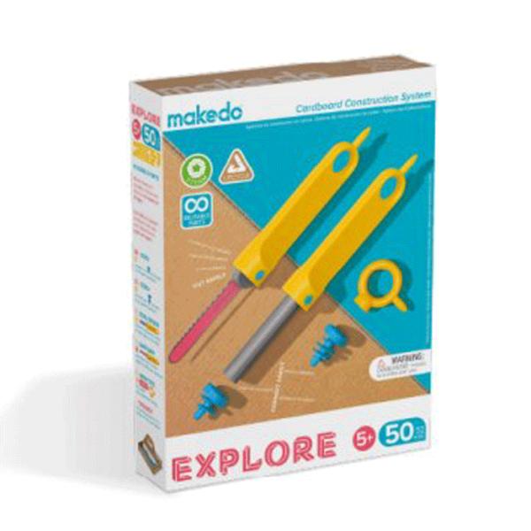 メイクドゥ　段ボールで遊ぼう！たんけんセット（初級）　Makedo