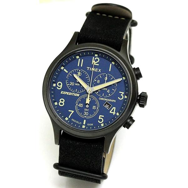 訳アリ在庫即納品 TIMEX スカウト クロノ メンズ 腕時計 ウォッチ 時計 TW4B04200 ネイビー エクスペディション スカウト メタル 並行輸入品