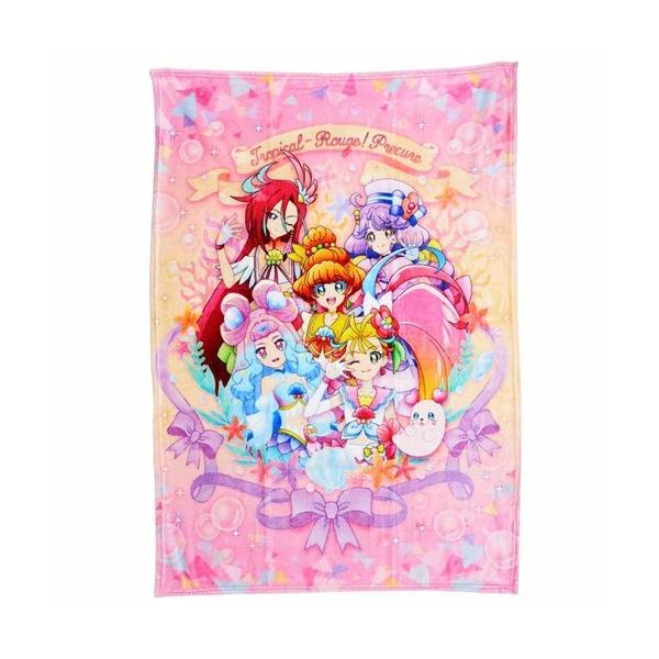 ハーフ 毛布 ビッグフランネル ブランケット トロピカルージュ