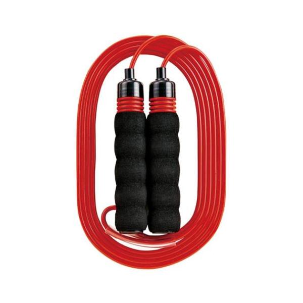 部屋に飾ってたのしいインテリア雑貨＆日用品ぜんぶ揃うやわらかグリップで跳びやすい！ 手にフィットしてにぎりやすいやわらかグリップ ロープの保護と遠心力が増すプロテクター付 跳びやすい長さに調節できるロープ 名前シール付 身長180cmまで対...