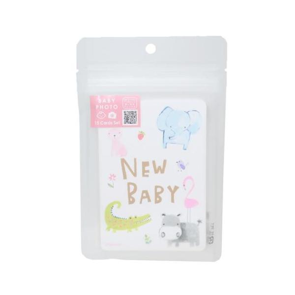 新生児毎日が楽しくなるキュートなZAKKAシリーズこちらは簡単に可愛い写真が撮れる[ベビー用フォトカード]裏と表でデザインの違うカード15枚セットですマタニティ期や月齢、1歳以降のバースデー記録に…かわいいベビー用品いろいろあるのでお気に入...