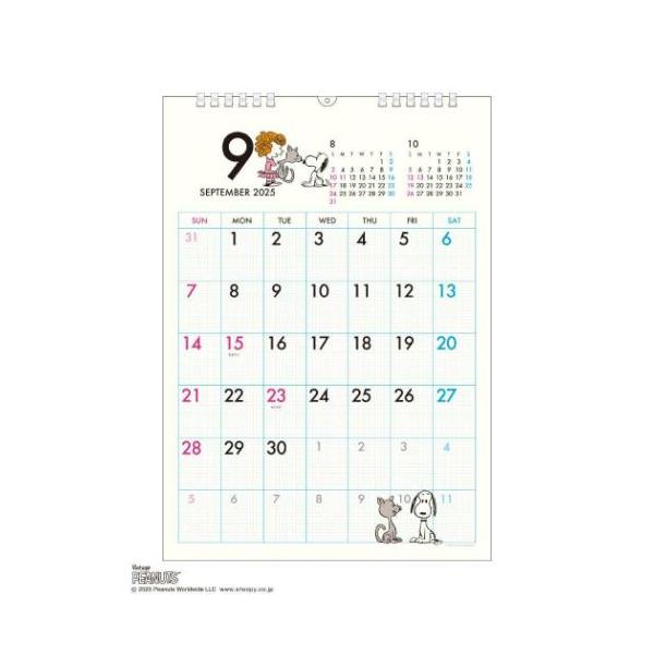 2026Calendar 壁掛けカレンダー2026年 スヌーピー PEANUTS ピーナッツ