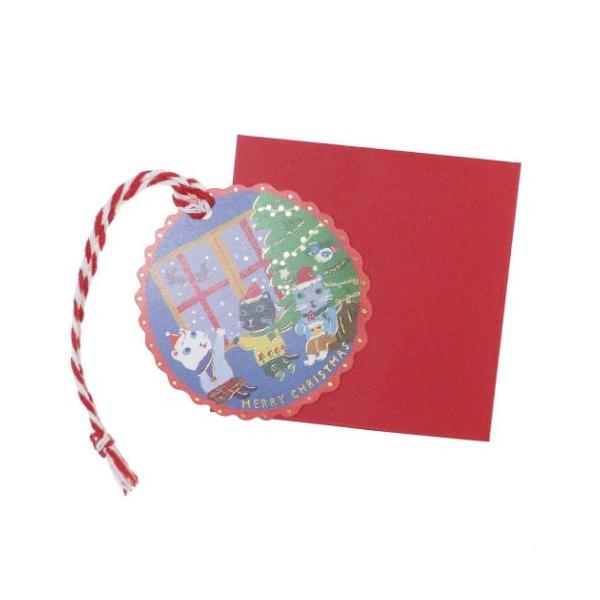 クリスマスカード Mini card 北岸由美 クリスマスパーティ APJ グリーティングカード