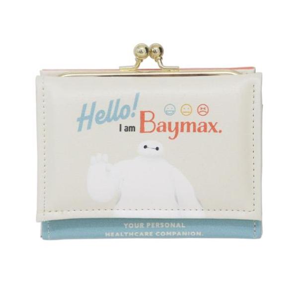 三つ折りがま口財布 ミニウォレット ベイマックス ディズニー アート