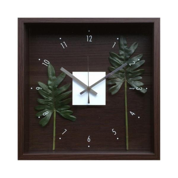 |v Design Clock LEAF fUCNbN [t tBfh NbJo H CDC-51812