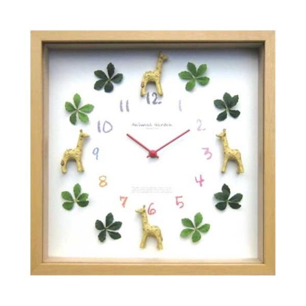 |v Display Clock fBXvCNbN Giraffe H CDC-52831 32×32×5.5cm