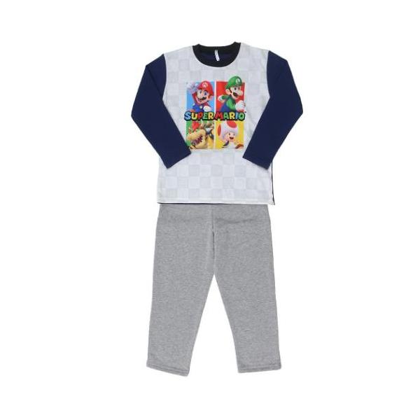 かわいい雑貨や生活用品いろいろプレゼントにもぴったり世界中で愛されている[スーパーマリオ]グッズにまたまた可愛いnewアイテム登場こちらはかわいい[長袖パジャマ上下セット]ウエストゴムタイプで脱ぎ着しやすいかわいいパジャマいろいろあるのでお...