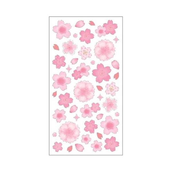シール さくら和紙シール 八重桜 クローズピン デコレーション ギフト