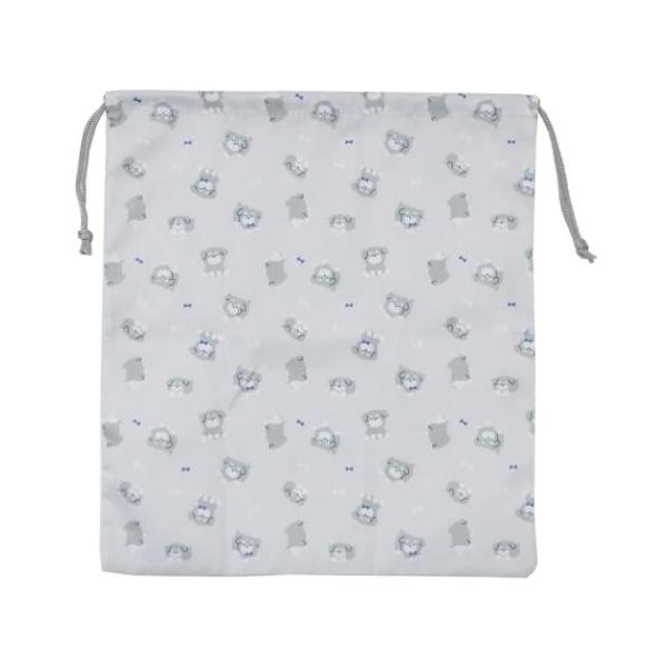 キッズ入学 新学期にぴったりのキュートな雑貨シリーズこちらはとっても可愛い[きんちゃく袋L]体操着と一緒にタオルも入れられる使いやすい大きさ同デザインのいろいろな雑貨があるのでお気に入りを揃えてくださいサイズ：約340x380mm素材：ポリ...