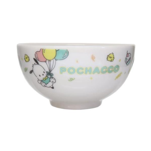食器 おしゃれ デザイン ギフトに キッチン 一人暮らし 新居大人気サンリオキャラクターの可愛らしいテーブルウェアが登場2024年に35周年を迎えるポチャッコのお祝いされているかわいいデザインですこちらは手になじみやすい[ごはん茶碗]電子レ...