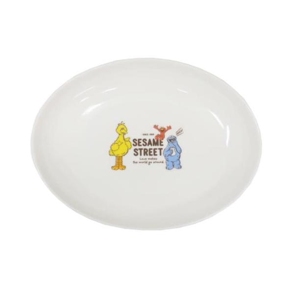 食器 おしゃれ デザイン ギフトに キッチン 一人暮らし 新居大人気セサミストリートのテーブルウェアシリーズこちらはカレーやパスタを盛り付けるのに丁度良い[大皿]電子レンジ＆食洗機も使えます自分用はもちろんプレゼントにもぴったり同シリーズの...