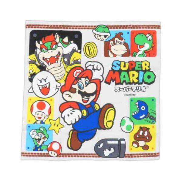 弁当 おしゃれ 生活雑貨　仕事 一人暮らし ナフキンnintendoの生んだ国民的ゲーム[スーパーマリオ/SUPER MARIO]グッズにまたまた可愛いnewアイテム登場こちらはお弁当箱などを包むことも出来ちゃう[ランチクロス]同デザインの...