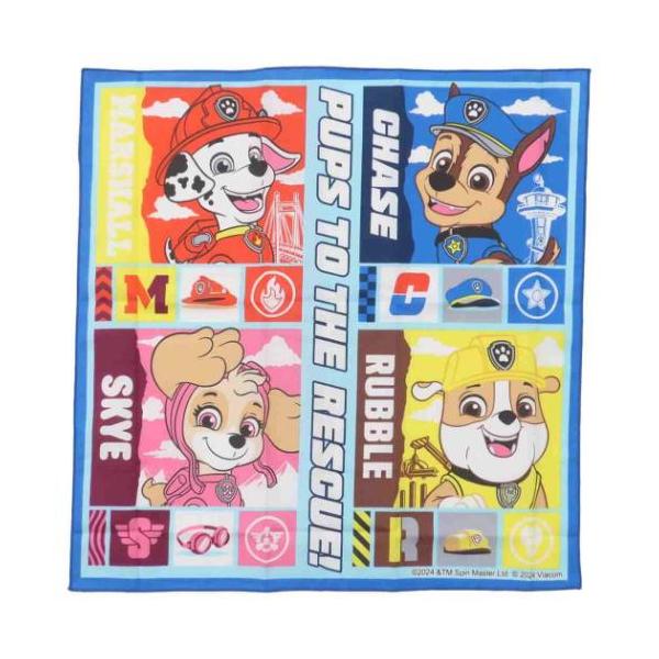 弁当 おしゃれ 生活雑貨　仕事 一人暮らし ナフキンニコロデオンで人気のカナダ制作の幼児向けアニメ[パウ パトロール]の可愛らしい新作ランチグッズが登場こちらはお弁当箱を包んだりランチョンマットにもなる[ランチクロス]お弁当箱をすっぽり包め...