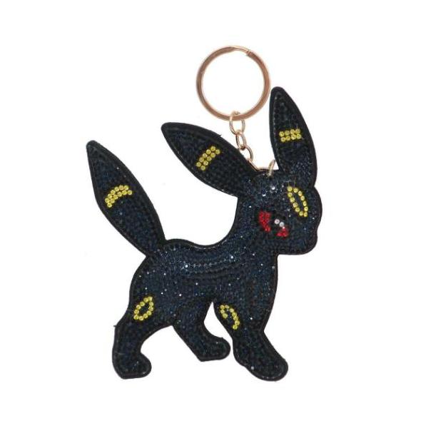 スマホアクセ ラインストーンマスコットクリーナー ポケットモンスター ブラッキー サンアート ポケモン