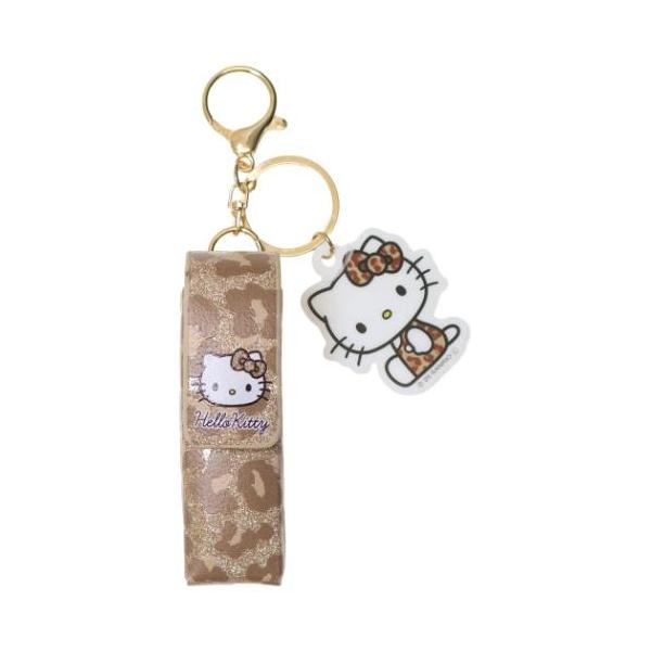 リップケースチャーム ミニポーチ ハローキティ ギャル ブラウン