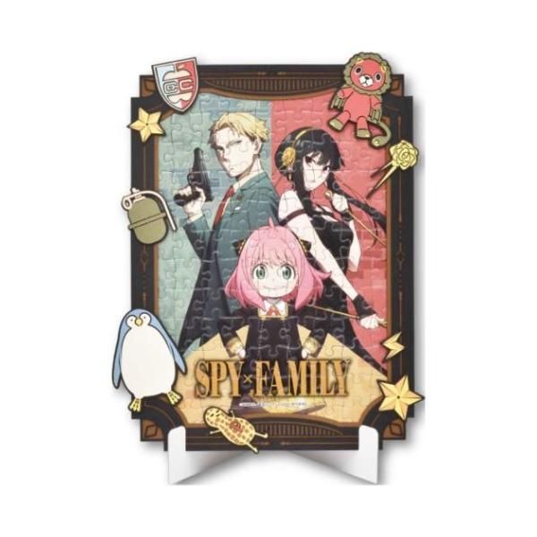 お気に入りのインテリア用品＆生活雑貨で毎日の暮らしが充実web漫画 少年ジャンプ＋にて連載中[SPYxFAMILY/スパイファミリー]グッズにまたまた可愛いnewアイテム登場こちらはパーツを作ってデコレーションしていく新感覚のアートなジグソ...