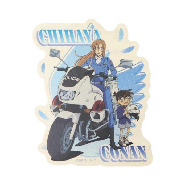ダイカットシール トラベルステッカー 名探偵コナン 千速＆コナン エンスカイ 少年サンデー