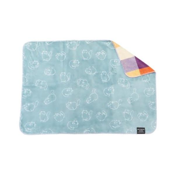 生活雑貨 寝具 ブランケット おしゃれ 一人暮らし 模様替え毎日がもっと楽しくなるキュートなウォーマー雑貨シリーズ両面のプリントがカワイイ[リバーシブルブランケット]気分によって好きな柄を使い分けてもいいねくるっと包まれば暖かくて冬も過ごし...