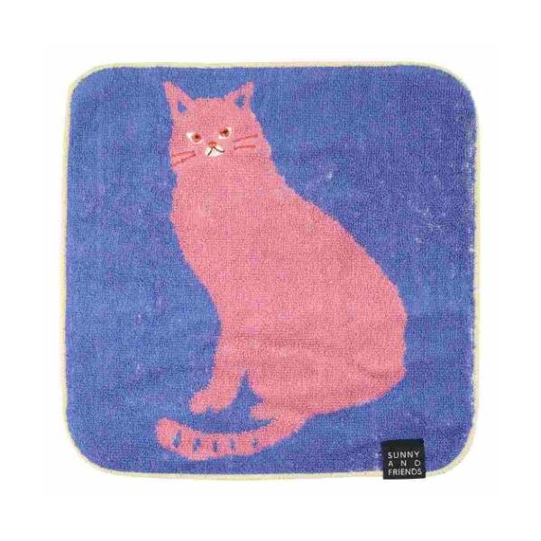 ミニタオル タオルハンカチ プラウドミュー ねこ フレンズヒル : 雑貨