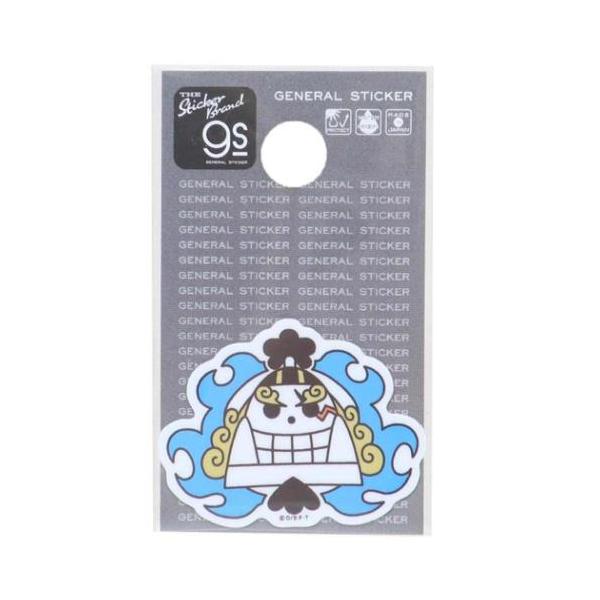 ダイカットミニステッカー ビニールシール ワンピース ジンベエ海賊旗