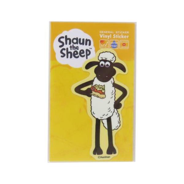 ダイカットミニステッカー ダイカットシール ひつじのショーン ピザ