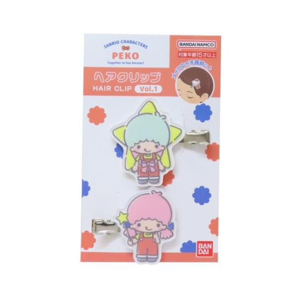 ヘアアクセ ヘアクリップ Vol.1 リトルツインスターズ PEKOxサンリオ