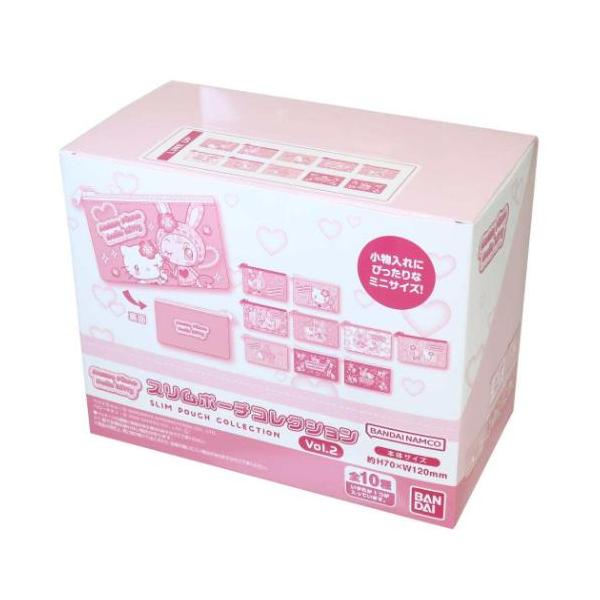メゾピアノ × ハローキティ 収納ケース/ポーチセット スリムポーチコレクション Vol.2 全10種 10個入セット ミニポーチ