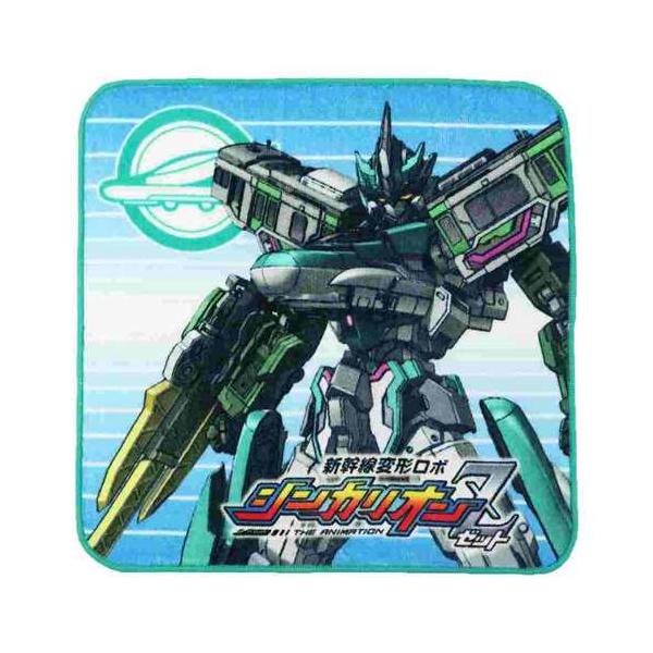 インクジェットプリント ハンカチタオル ミニタオル 新幹線変形ロボ シンカリオンZ E5 ヤマノテ 林タオル 汗拭きタオル アニメキャラクター 爆買