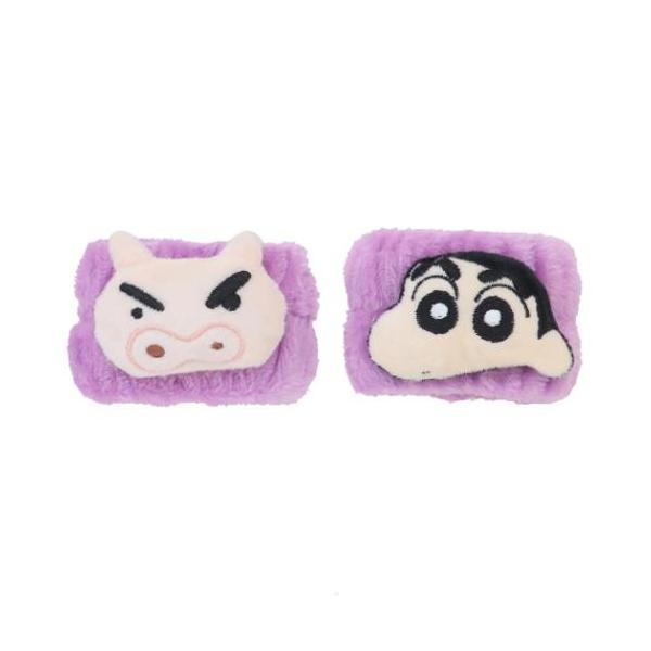 生活雑貨 吸水リストバンド クレヨンしんちゃん パープル アイプランニング