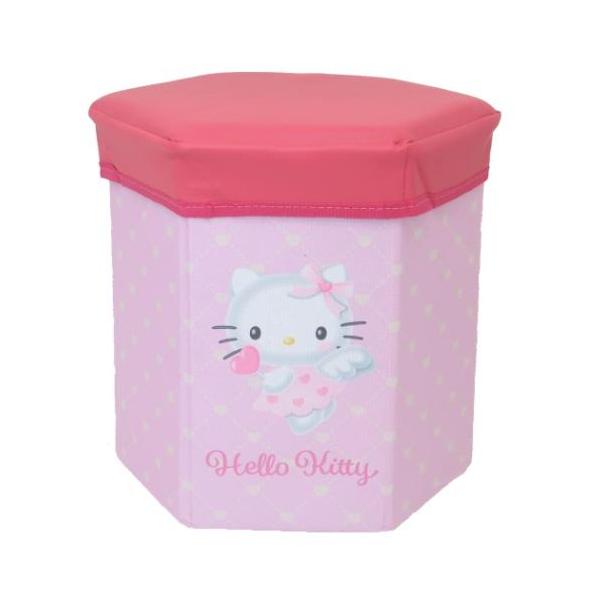 折りたたみ収納スツール 収納ボックス ハローキティ サンリオ アイ