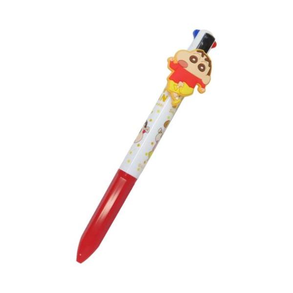 ボールペン マスコット付き4色ボールペン クレヨンしんちゃん