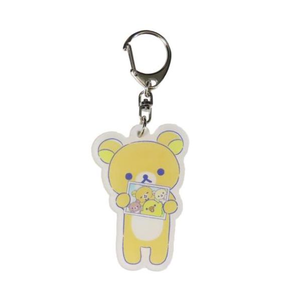 キーホルダー アクリルネームタグS サンエックス リラックマ アイ