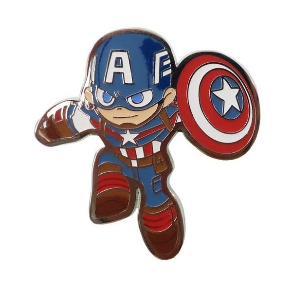 ピンバッジ ピンズ キャプテンアメリカ MARVEL × GuriHiru マーベル