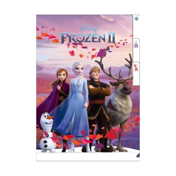 ディズニー アナと雪の女王２ 3ポケットクリアファイルA ポケット ファイル 3ポケット A4 クリアファイル アナと雪の女王2 A