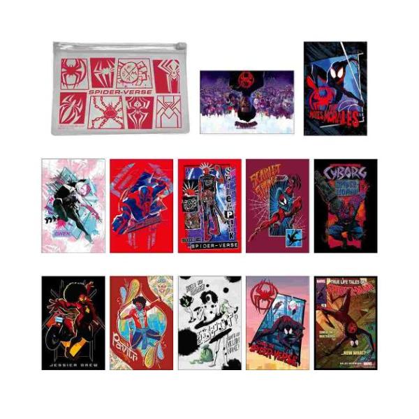 スパイダーマン　MARVEL　ミニカード　シルエット スパイダーマン MARVEL ミニカード シルエット スパイダーマン